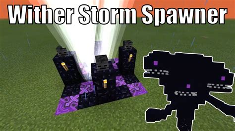 Minecraft how to make wither storm