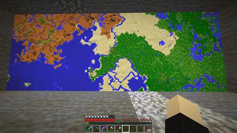 Minecraft how to make world map