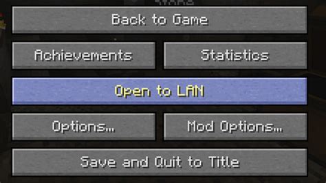 Minecraft how to open lan server