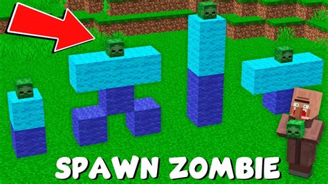 Minecraft how to spawn zombies