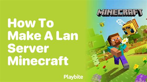 Minecraft how to start lan server