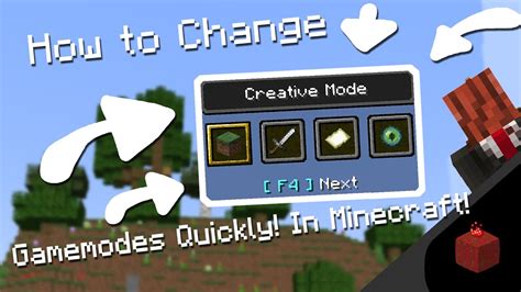 Minecraft how to switch game modes