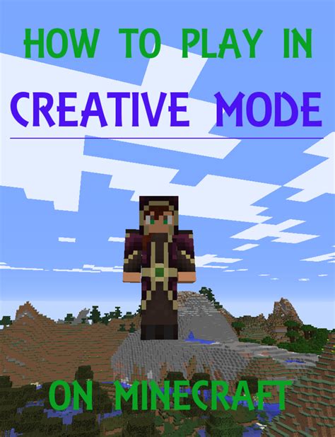 Minecraft how to use creative mode