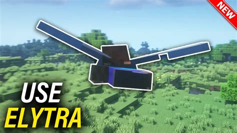 Minecraft how to use elytra