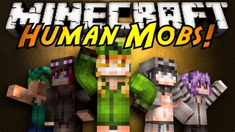 Minecraft human mobs. 5 Mod that adds the Human mob from Classic with more features. ...
