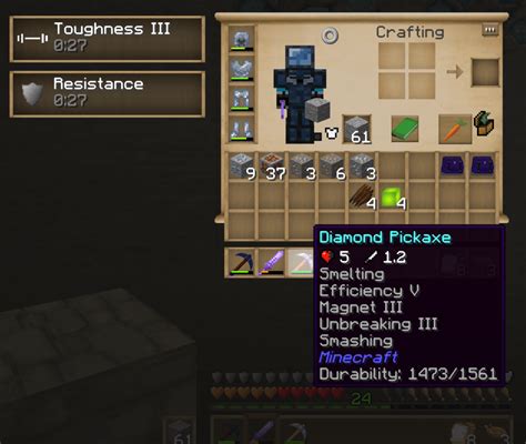 Last Stand is an enchantment added by OpenBlocks. It can be applie