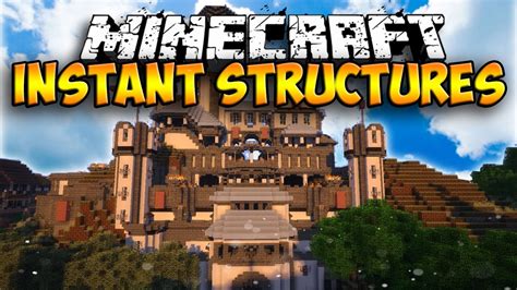 Minecraft instant structures