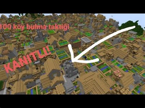 Minecraft köy bulma taktiği