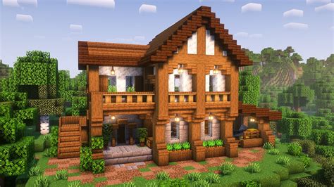 Minecraft medium house tutorial