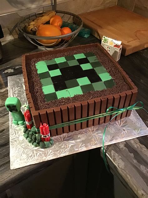 Minecraft minecraft cake. This Minecraft Decorations Tutorial will show you how to take your Minecraft cake game to the next level. Why not make Steve chasing the Creeper with his pi... 