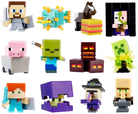 Minecraft mini figures. Minecraft Mob Packs Mini Figures. Ossie Sat, 06 Jan 2024 21:43:11. Here on this page you'll find an overview of all Minecraft Mob Packs Mini Figures, with a total of 12 releases. You can click on the Mob Packs Mini Figures images to zoom in or click on any of the links under the images to see more releases of that type. 