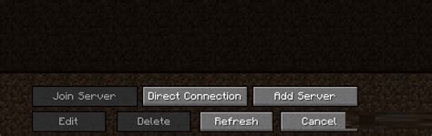 Minecraft multiplayer direct connect