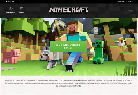 Minecraft official site english
