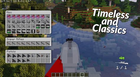 Minecraft original.  Download Timeless and Classics Guns by TheRealClumsyAlien, with over 9...