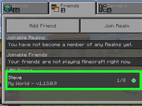 Minecraft pe how to join a server