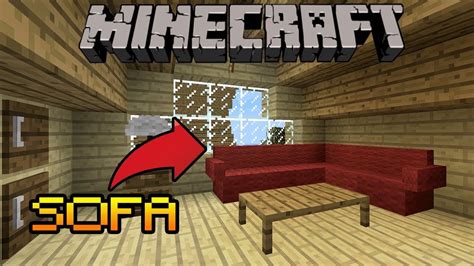 Minecraft pe how to make a couch