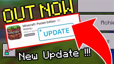 Minecraft pe update when