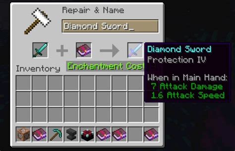 Definitions. Enchantment is what the enchantment is called and (Minecraft ID Name) is the string value used in the /enchant command.; Max Level is the maximum level that you can apply for this enchantment.; Description is the description of what the enchantment does.; Minecraft ID is the Internal number for the enchantment.; Version is the Minecraft …. 