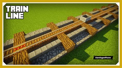 Minecraft rail system tutorial
