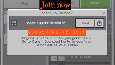 Do you want to join a free Minecraft PE realm with other players? Check out this post on Minecraft Forum, where the author shares a realm code in the description. Hurry up before it expires!