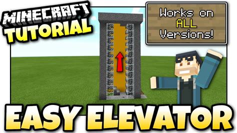 Minecraft redstone elevator tutorial