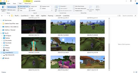 Minecraft screenshot gallery.  The Java version of Minecraft saves screenshots int...