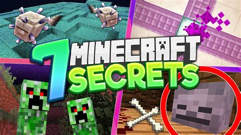 Minecraft secrets. Apr 1, 2022 · Today I bring you 10 secret features you didn't know about in Minecraft. 10 hidden chests and secret rooms that are found in structures in your Minecraft wor... 