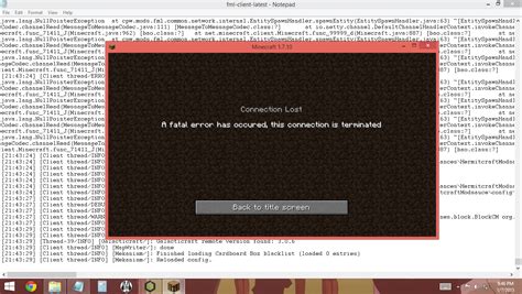Minecraft server crashing