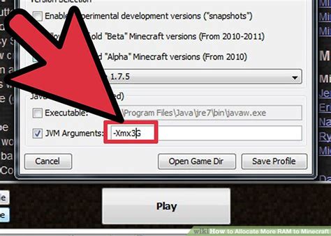 Minecraft server memory allocation