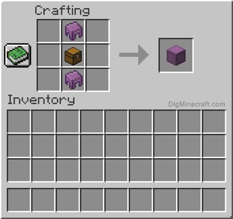 Minecraft shulker box recipe