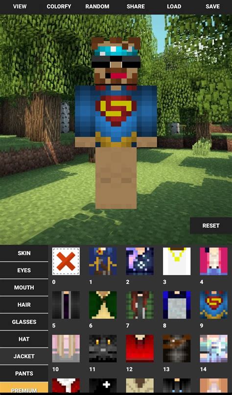 Make your own Minecraft skins from scratch or edit existing skins on your browser and share them with the rest. Skins. Sign In Register. Top; Latest; Recently Commented; Editor; Upload; Skin Grabber; Minecraft Skin Editor. Reset Skin. Reset Skin. Body & Overlay. Reset Skin. Body. Outer layer .... 
