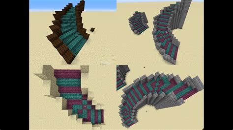 Minecraft spiral staircase design. These videos ( 1, 2) have a staircase design that feels kinda clunky when it comes to the corner stairs and it also has a bunch of redstone showing. This video has a seemless spiral staircase but with slabs instead of stairs. Here's the design I want it to fit around. I included some of the other designs mentioned for reference. 