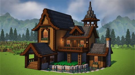 Minecraft spruce house tutorial