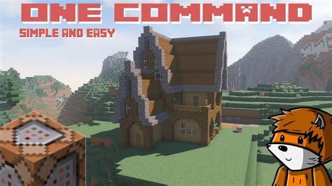 Minecraft tiny house command