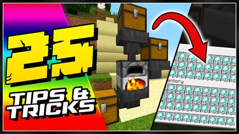 Minecraft tips and tricks. Dec 29, 2019 · Minecraft is a never ending game, with plenty of different tips and tricks that you can use to be better at Minecra... 25 Tips for Minecraft You Might not Know! 