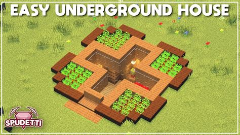 Minecraft underground house tutorial