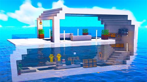 Minecraft underwater house tutorial