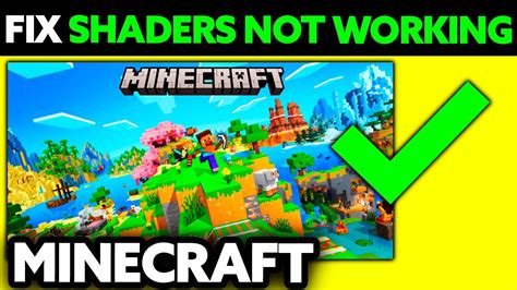 Minecraft windows 10 shaders not working.  Aug 18, 2025 · Learn how to install ...