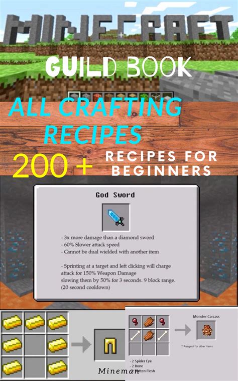 Full Download Minecraft Guild Books  All Crafting Recipes  Craft For Kids  200  Crafting Recipes For Beginners  By Mine Man