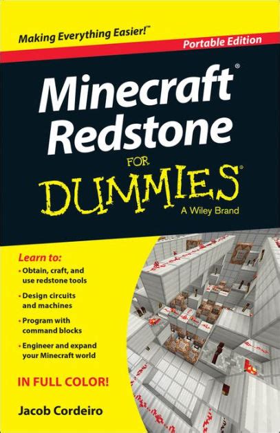 Download Minecraft Redstone For Dummies By Cordeiro