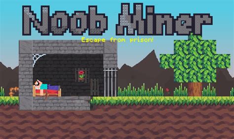 Noob Miner. GAME INFO. Noob miner unblocked game, escape from prison, is an online game in which you must help Noob to regain his freedom. Working in the mine you will be able to buy new materials and tools, to blow up walls with dynamite and try to escape from the prison. In the game there are traders who buy and sell resources.. 