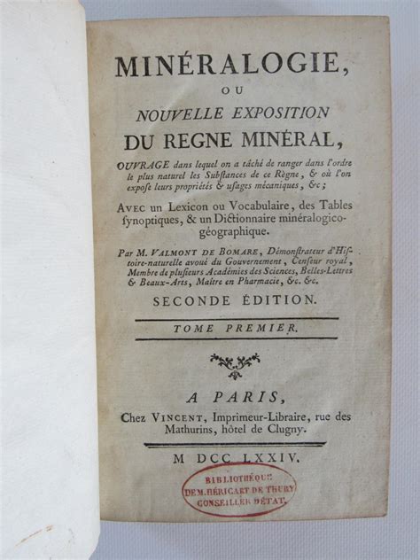 Mineralogie, ou, nouvelle exposition du regne minéral. - Case 1825 uni skid steer loader parts catalog book manual 8 7252.