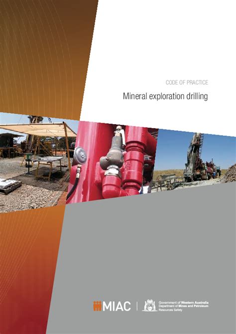 Minerals Exploration Drilling Code of Practice - WA - Australian ...