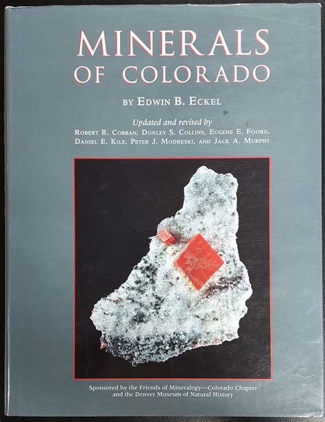 Minerals colorado 100 year edwin eckel. - Diccionario manual griego griego clasico espanol vox lenguas clasicas.