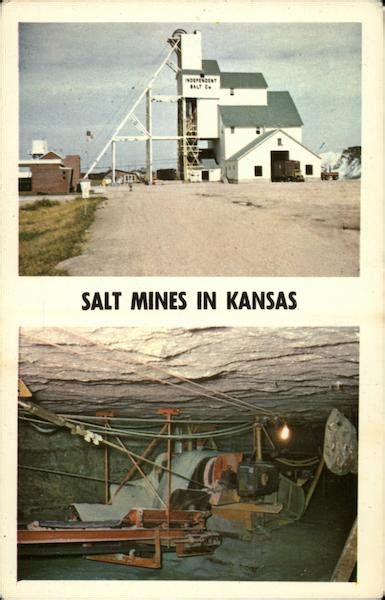 Mines in kansas. More than 40% of the salt manufactured at the Lyons salt plant is used for water conditioning products to help combat the effects of hard water throughout North America. In addition, the Lyons plant produces and packages bulk food-grade salt and salt for agriculture uses. 1662 Avenue N. Lyons, Kansas 67554. 620.257.2324. 