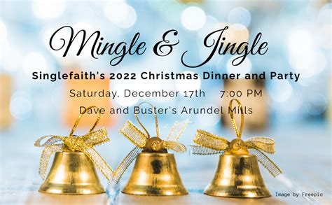 Mingle and Jingle - the 2024 Singlefaith Christmas Dinner and …