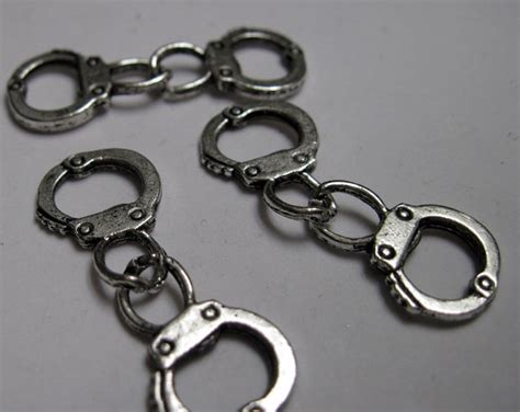 Mini Handcuff Charms - Etsy