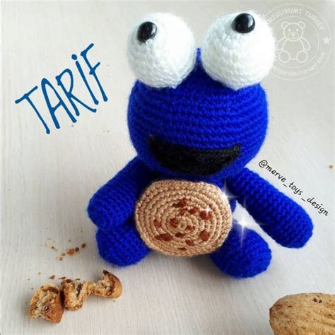 Mini Kurabiye Canavarı Ücretsiz Amigurumi Tarifleri.