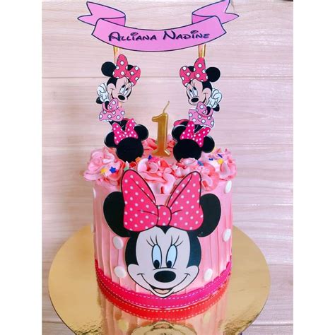 Mini Mouse Cake Topper Design #shorts #Baker2MReha …