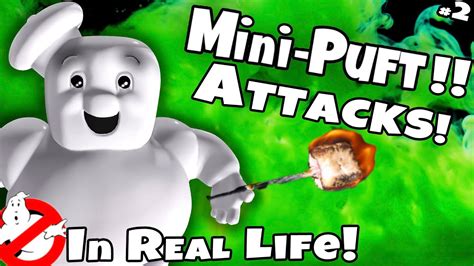 Mini Puft ATTACKS!! Ghostbusters Afterlife IN REAL LIFE!! Pt 2